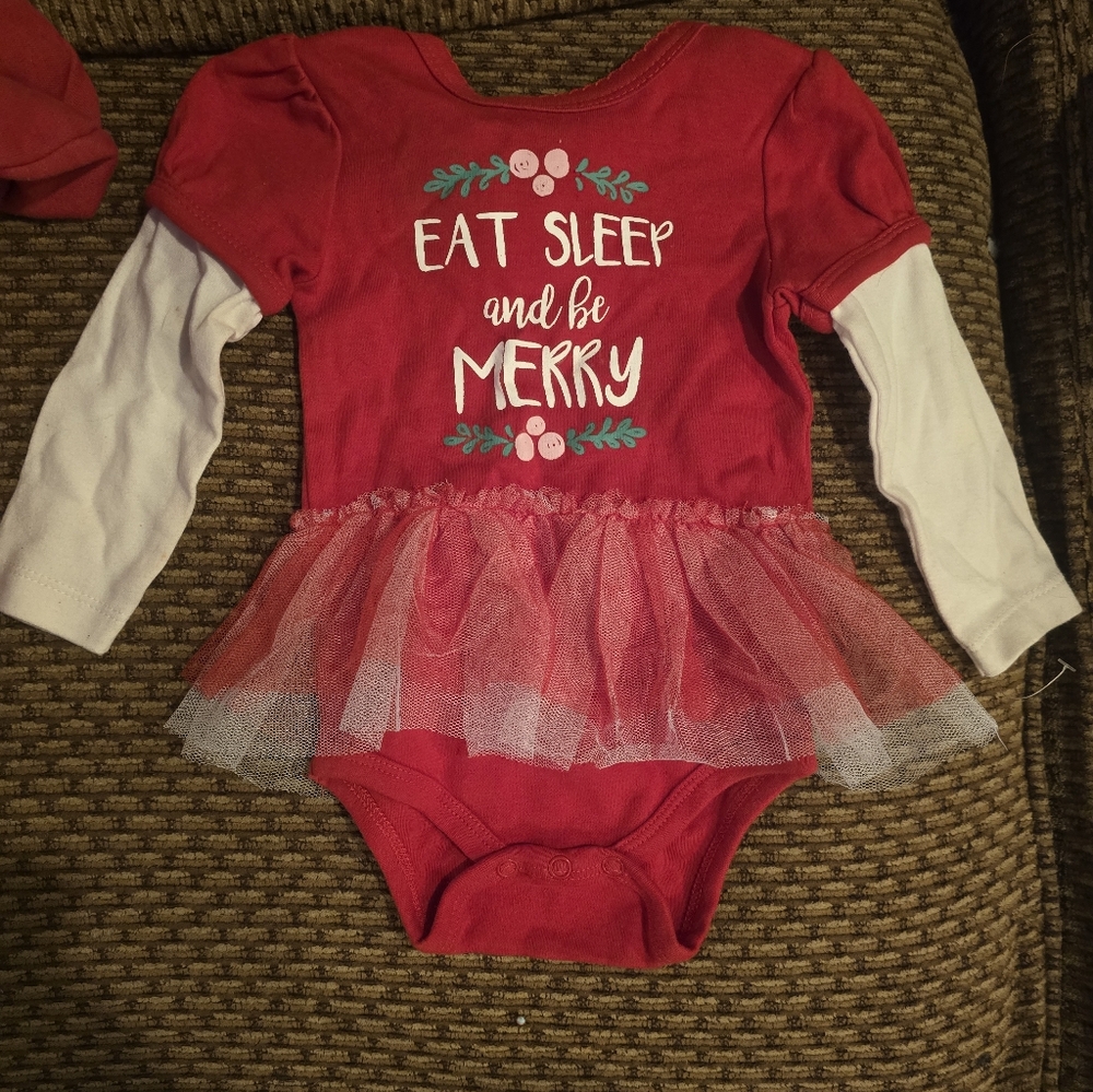 Gerber Red and White Casual Kids Dress